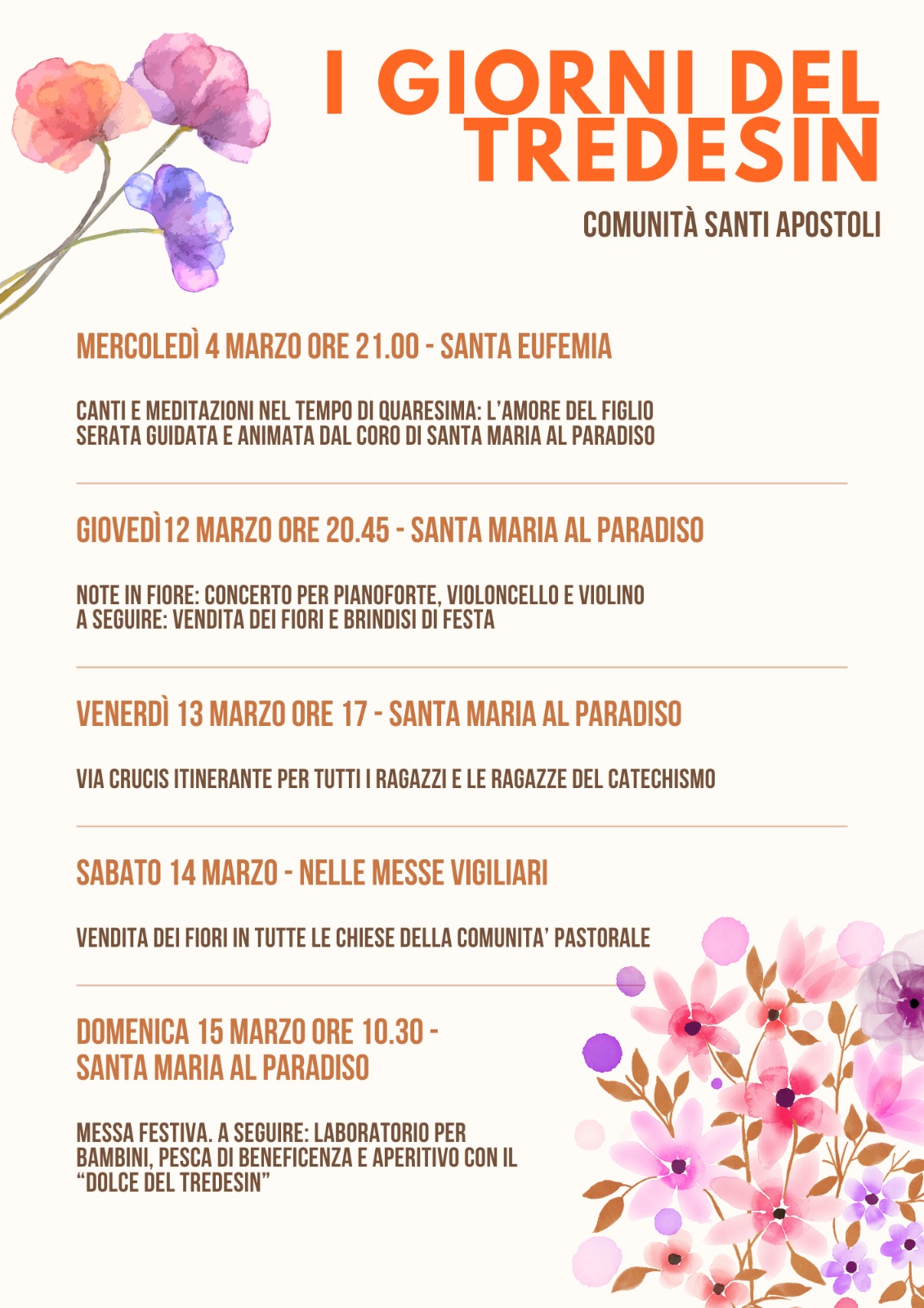 I giorni del tredesin manifesto