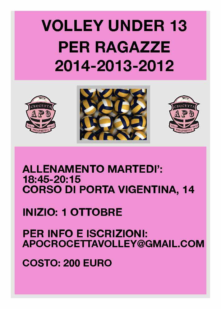 VOLLEY UNDER 13